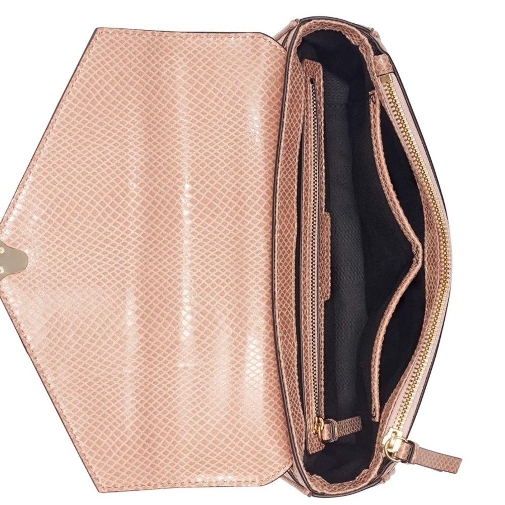 Calvin Klein Lock Daytonna Leather Shoulder Bag - Picture 4 of 5